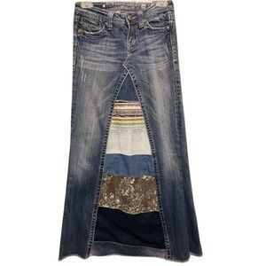 🌹MISS ME JEANS HANDMADE MAXI SKIRT